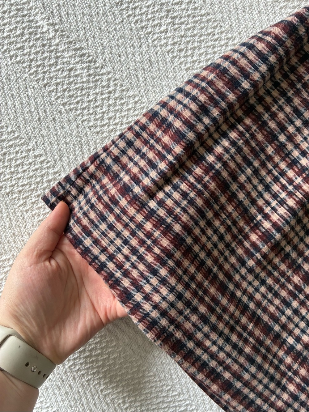 Abercrombie & Fitch Brown and Black Plaid Mini Skirt - Picture 2 of 5
